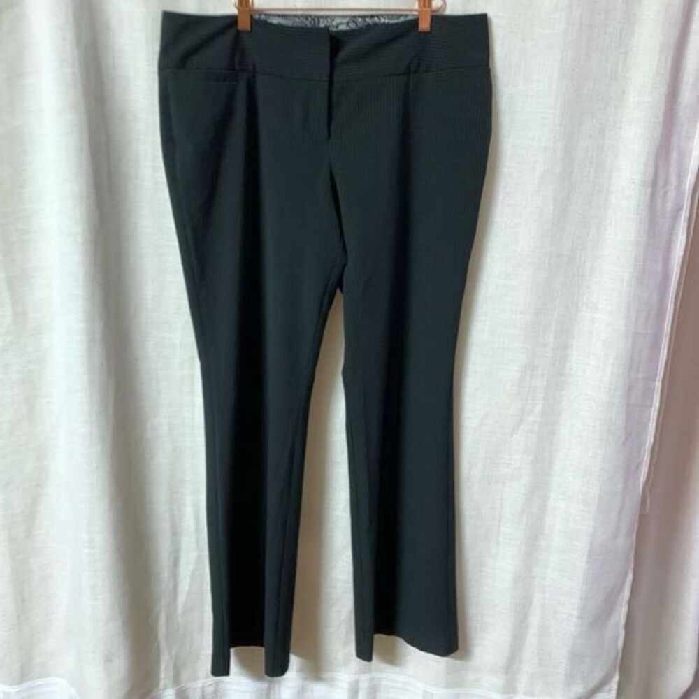Pinstripe Pants Simply Styled Womens Size 14A Office Career Classic Stretch Work
